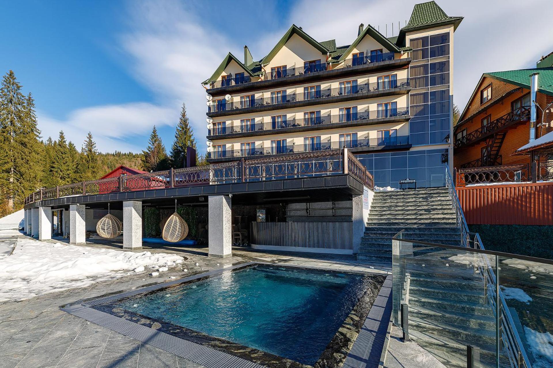 Hotel Podgorie Spa Bukovel Bagian luar foto